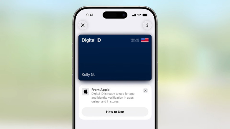 Digital ID can be used where age and identity are required, such as airports.