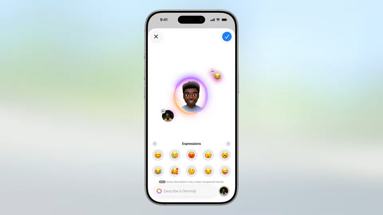New Genmoji features. You can even ask ChatGPT to create images for you.