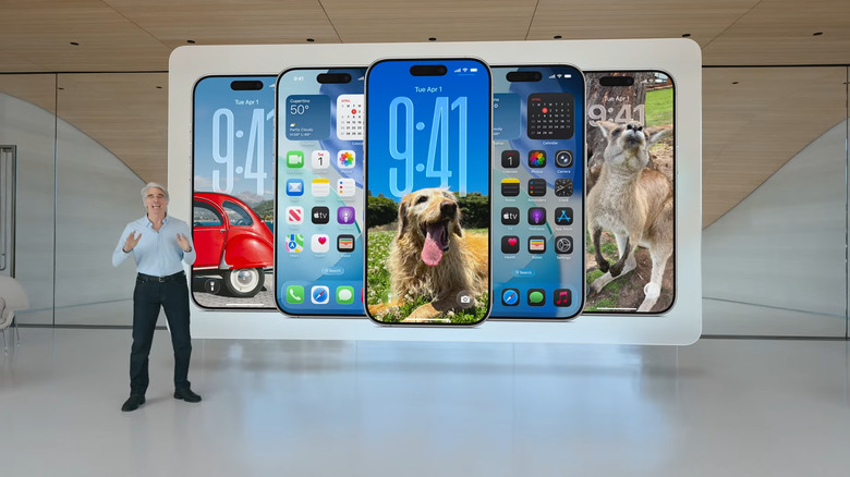 New lock and home screens are more 