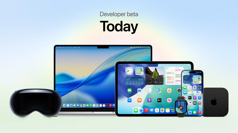 The developer beta is available today and the public beta will be available in July.