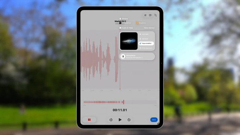 Voice isolation is now universal on iPadOS 26.