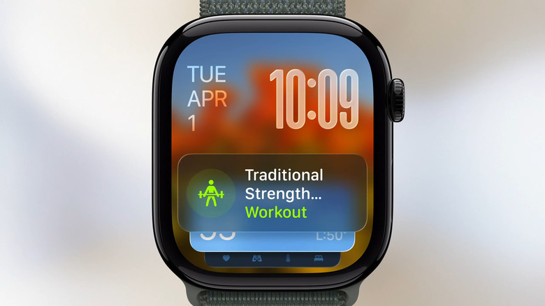 Your Apple Watch will soon be able to detect that you're at the gym and automatically open up a workout widget.