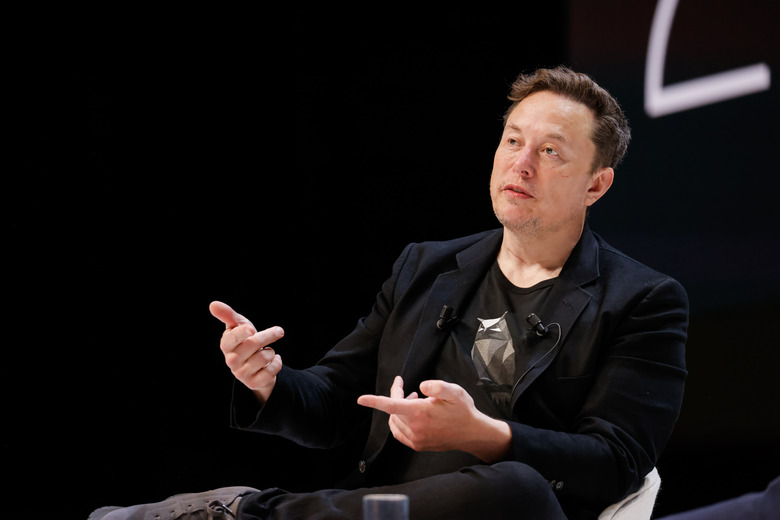 CANNES, FRANCE - JUNE 19: Chief Technology Officer of X Elon Musk speaks onstage during the 
