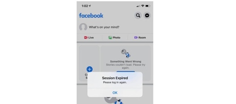 Facebook logout