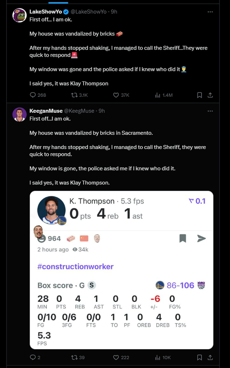 After Grok created an erroneous story about Golden State Warriors guard Klay Thompson, users began memeing on the situation.