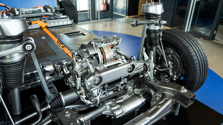 A dual-motor setup gives all-wheel drive and tons of range.