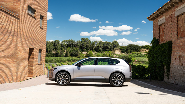Volvo's EX60 in the Spanish sunshine.