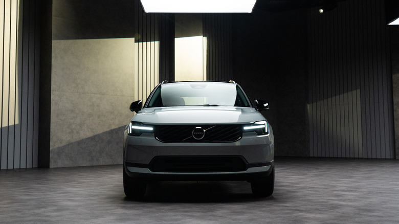 The XC40's styling is subtly refreshed.