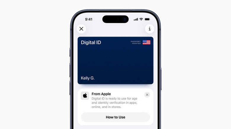 A Digital ID in Apple Wallet.