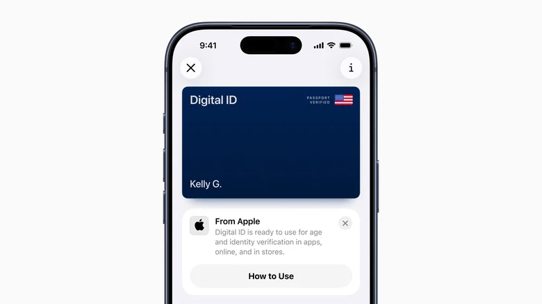 A Digital ID in Apple Wallet.