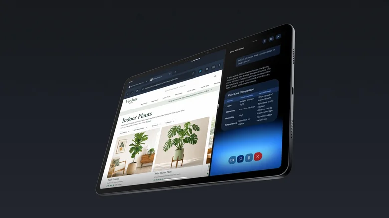 The Alexa Tablet 12 Pro pulling up a response from Alexa+.