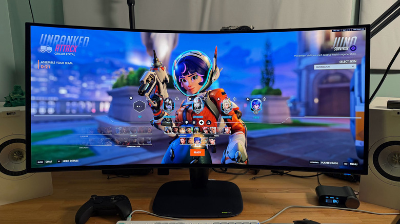 Overwatch on the Alienware 39 5K.
