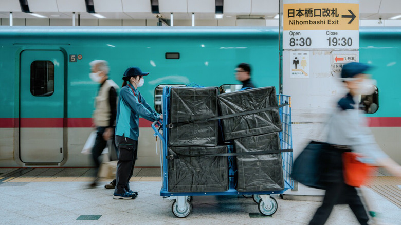 Japanese bullet train.