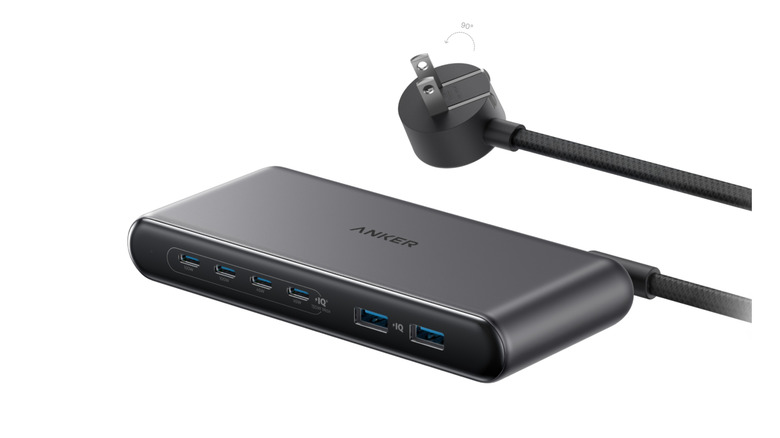 The Anker Nano Charging Station and its cable.