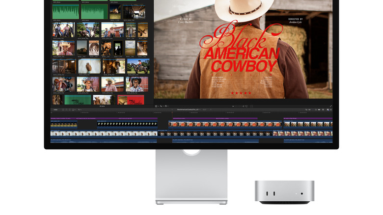 Project open in Final Cut Pro on Mac Mini with M6