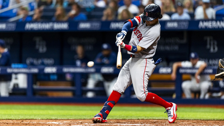 A Boston Red Sox game.