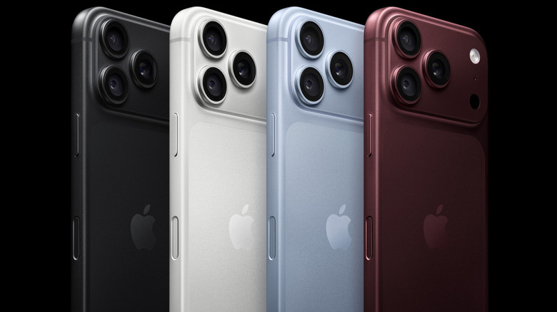 A group shot of the iPhone 18 Pro lineup.