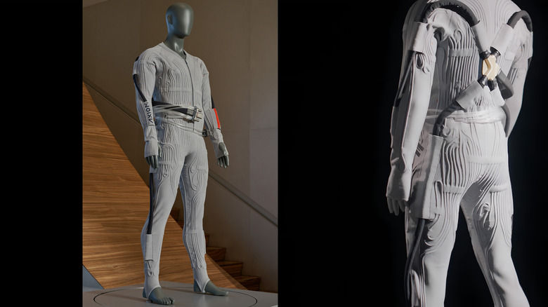 Two frames showing Axiom-Prada's inner suit