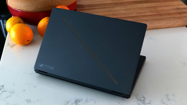 The ROG Zephyrus Duo's lid.