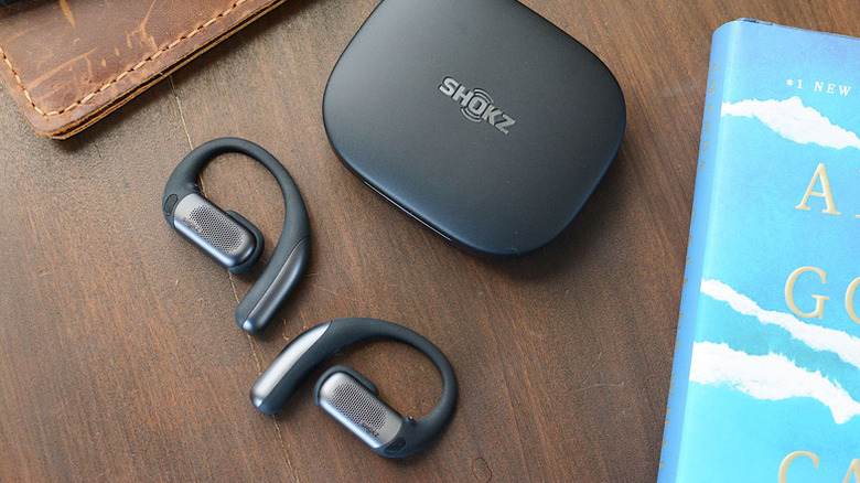 Shokz OpenFit Pro earbuds.