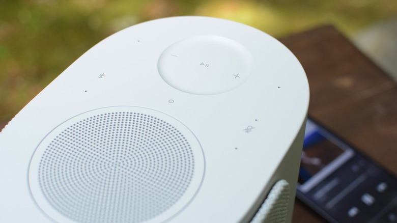 The Lifestyle Ultra Speaker's touch controls
