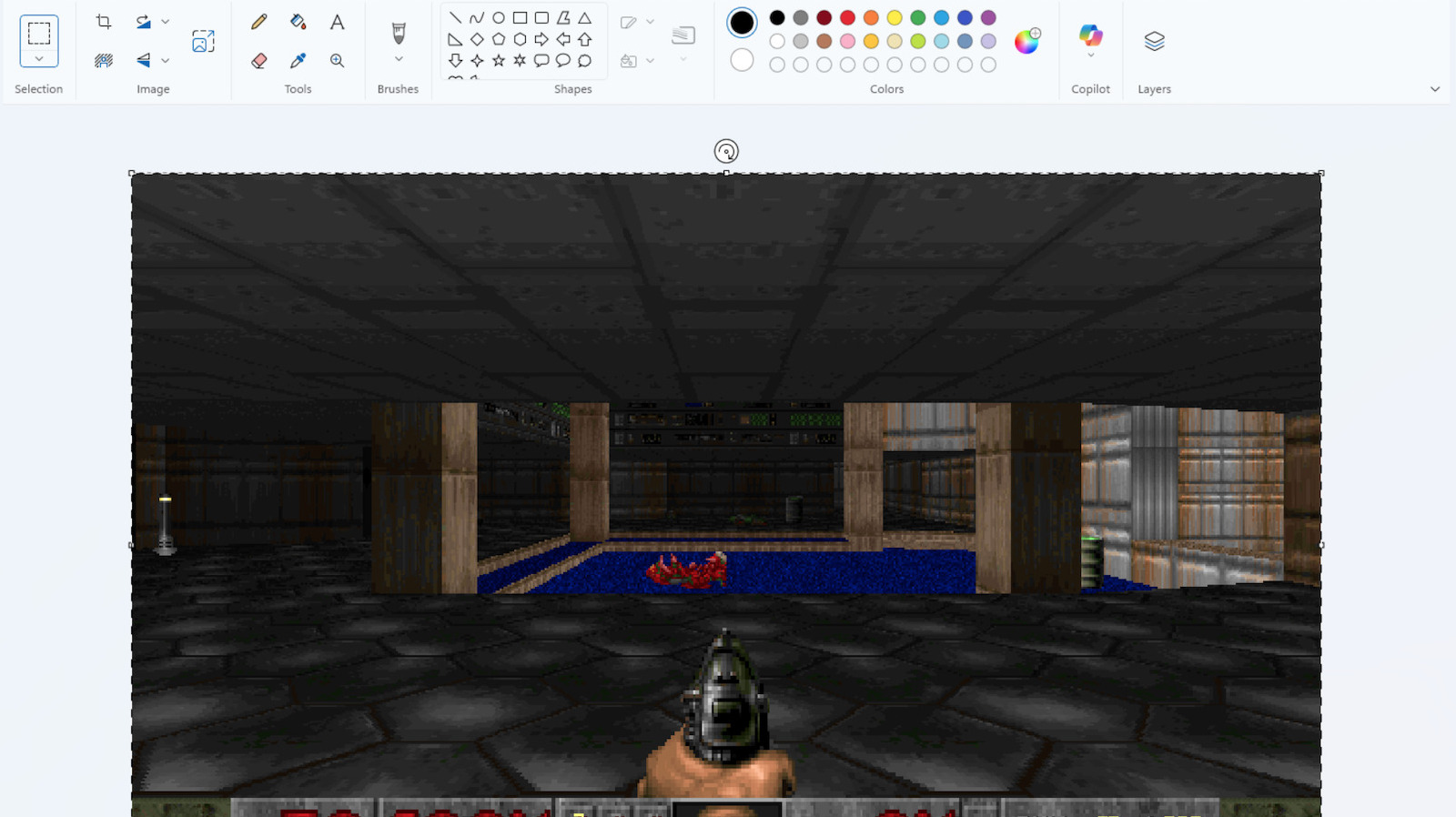 Can MS Paint run Doom? (Yes)
