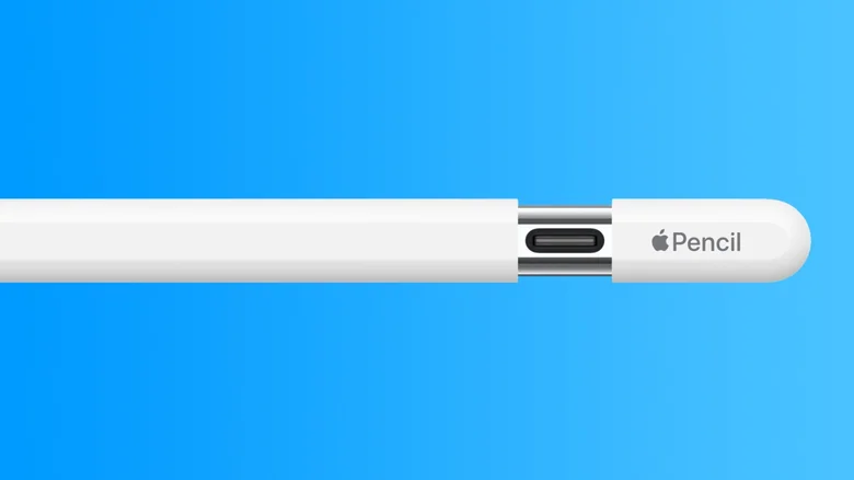 The charging port on the USB-C Apple Pencil.
