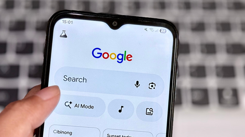 A screenshot of Chrome on an Android phone