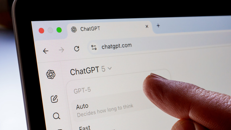A screenshot of ChatGPT