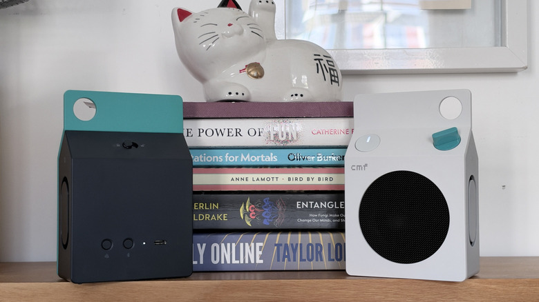 CMF's Speaker S series on a shelf.