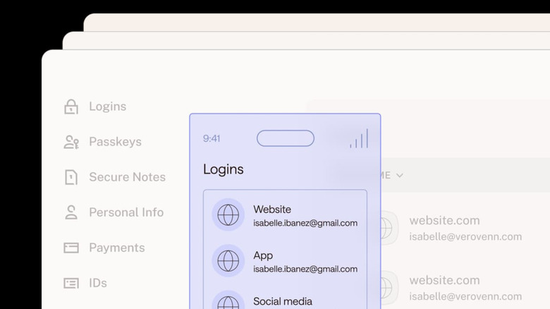 An illustration of Dashlane's password manager.