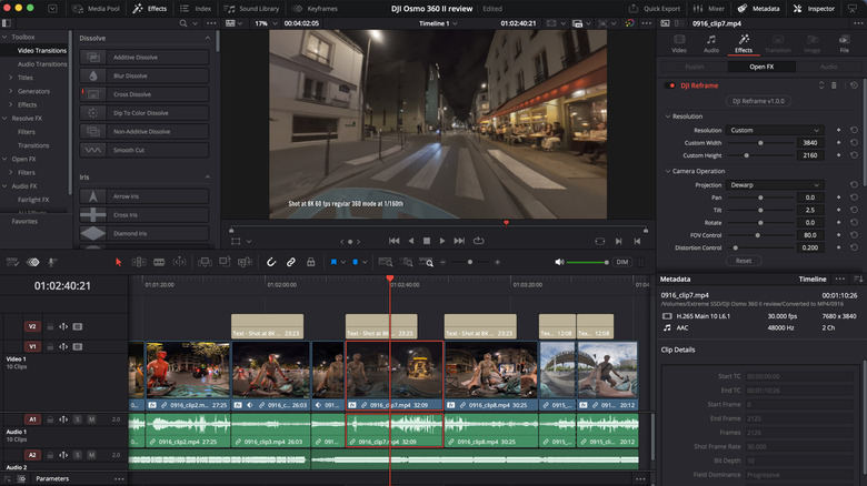 DJI now has a plug-in for DaVinci Resolve that lets you manipulate the camera angle, field of view and more