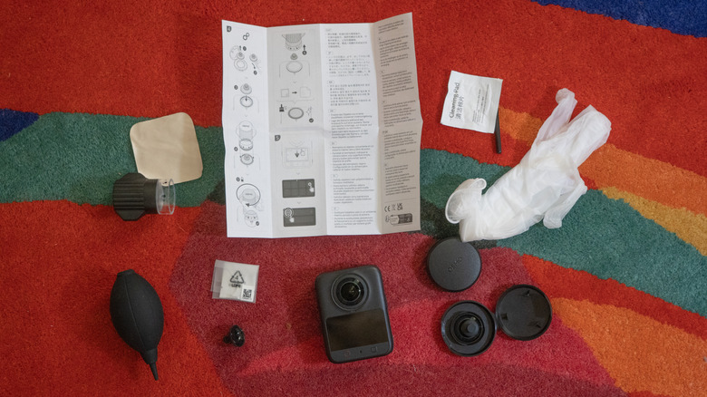 DJI's Osmo 360 II lens replacement kit is shown