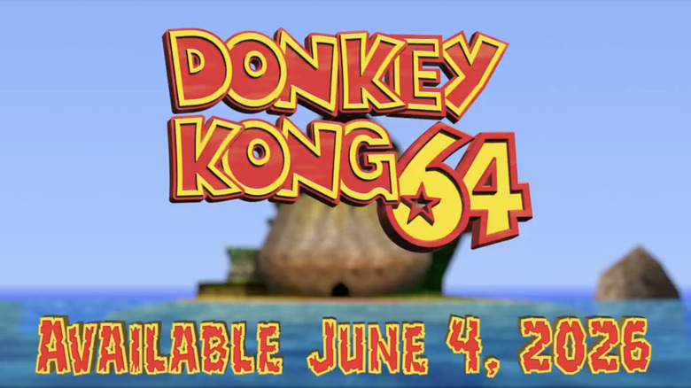 Donkey Kong 64 title and release date