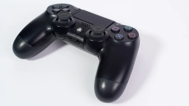 DualShock 4 controller on a white background.
