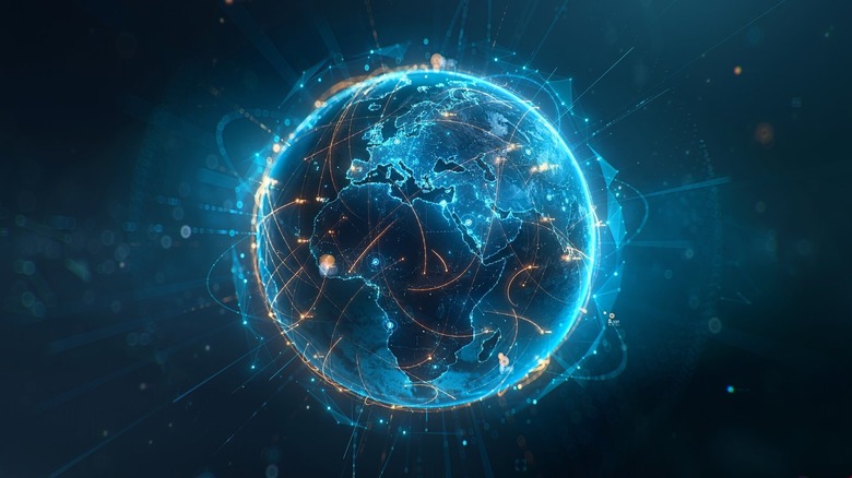 An illustration of the Earth