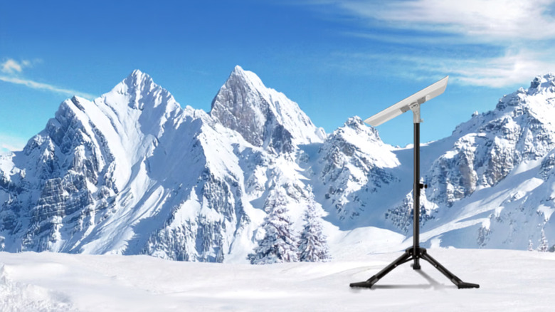 Starlink Performance (Gen 3) set up in extreme cold conditions.