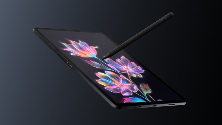A tablet and stylus.
