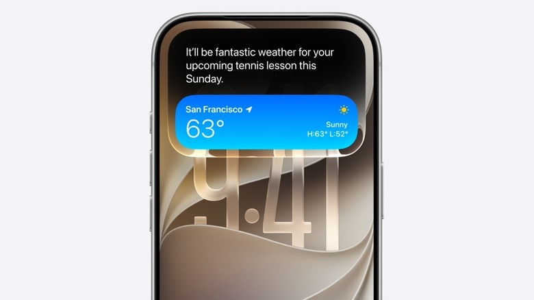 Updated Siri user interface on an iPhone