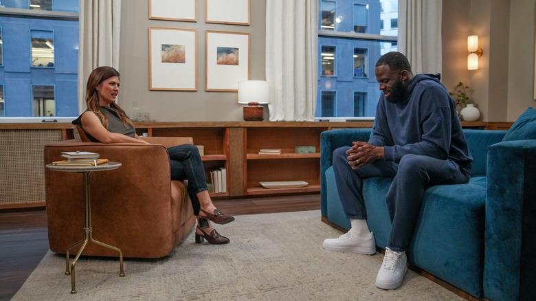 A therapist and their patient during a therapy session.