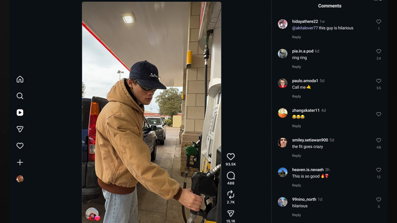 Screenshot of the new Instagram app for Android