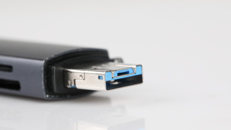 Thumb drive with USB-A connector