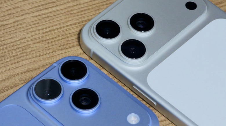 A close-up of the rear cameras on the iPhone 18 Pro and iPhone 18 Pro Max.
