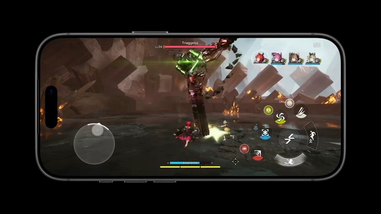 Arknights: Endfield running on the iPhone 17 Pro.