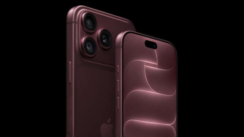 iPhone 18 Pro and 18 Pro Max in burgundy.