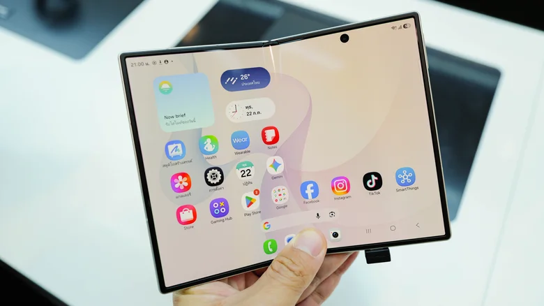 Samsung's Galaxy Z Fold 8 unfolded.