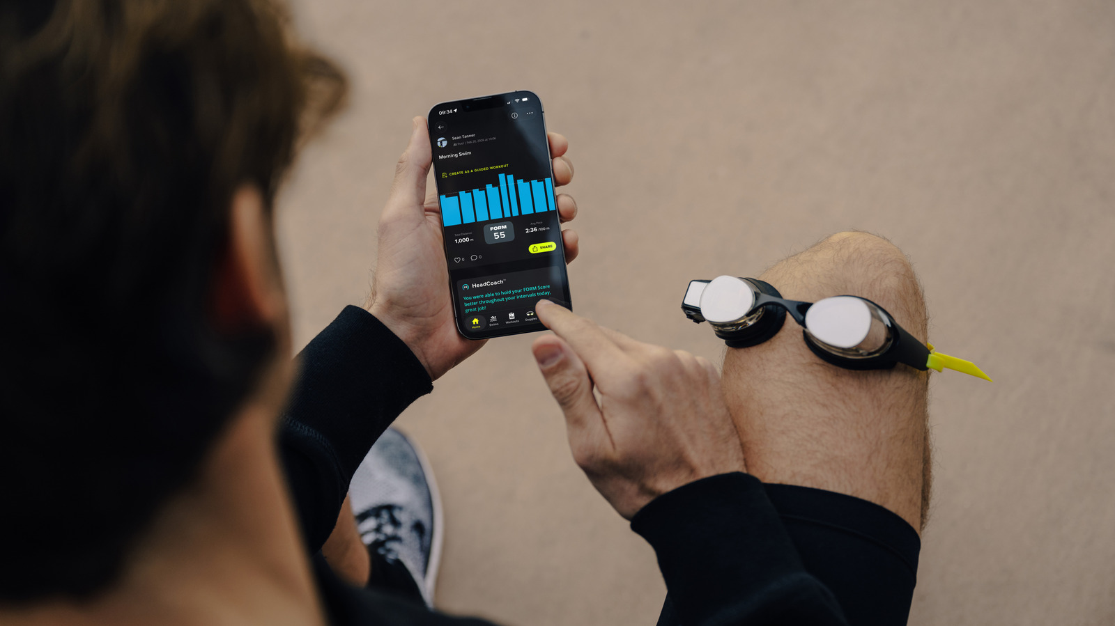Form launches a cheaper version of its smart swimming goggles