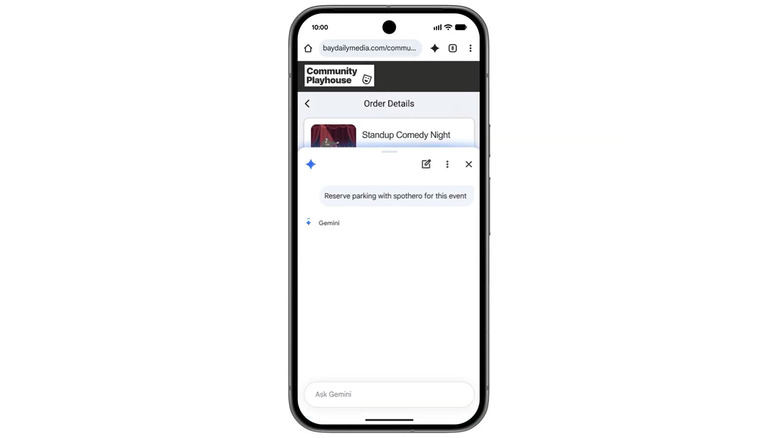 With auto browse, Gemini in Chrome can complete tasks for the user.