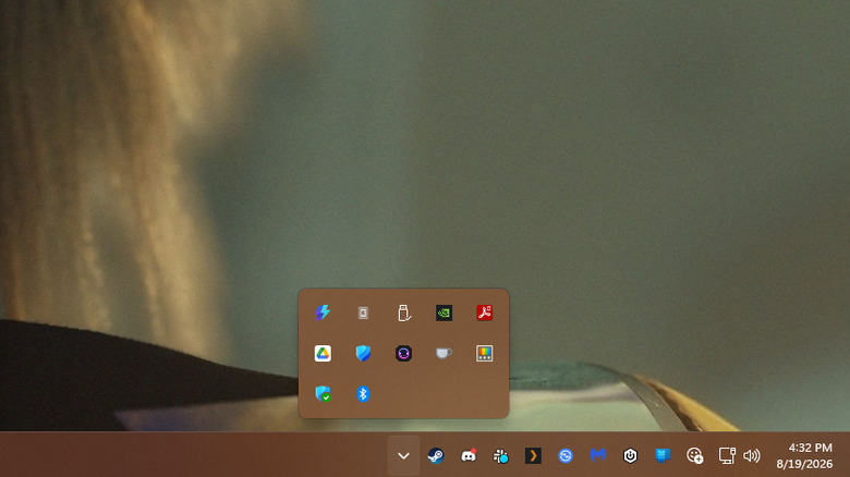 Taskbar icons on a Windows 11 computer.
