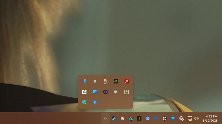 Taskbar icons on a Windows 11 computer.